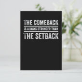 Comeback is altijd sterker kaart (Staand voorkant)