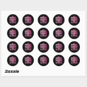 Comeback is sterker dan remback borstkanker AW Ronde Sticker (Vel)