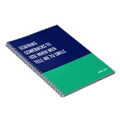 Comebacks to Use When Men Tell Me to Smile Notitieboek (Rechterzijde)