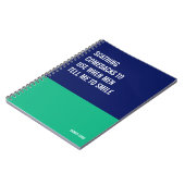 Comebacks to Use When Men Tell Me to Smile Notitieboek (Linkerzijde)