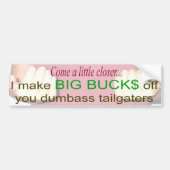 comecloser bumpersticker (Voorkant)