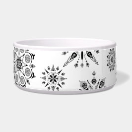 comedero para perro con mandalas voerbakje