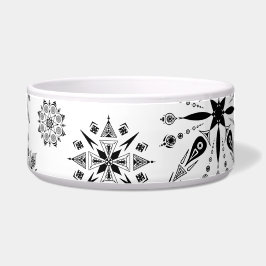 comedero para perro con mandalas voerbakje