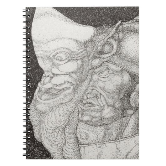 Comedian (1904), gedrukt door Paul Klee Notitieboek (Voorkant)