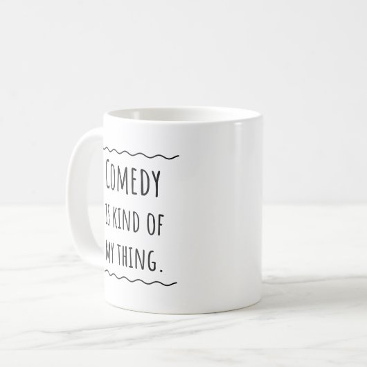 Comedian Comedy Gift Coffee Mok (Voorkant links)