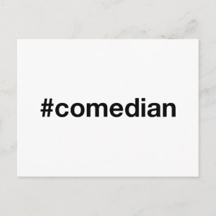 COMEDIAN Hashtag Briefkaart