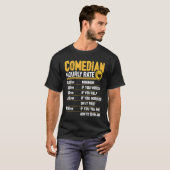 Comedian Hourly Rate  Comedian Entertainer Comedy T-shirt (Voorkant volledig)