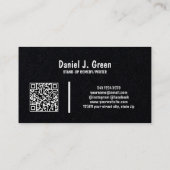 Comedian Stand Up Custom QR Visitekaartje (Achterkant)