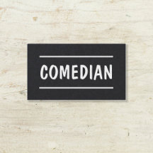 Comedian Stand Up Custom QR