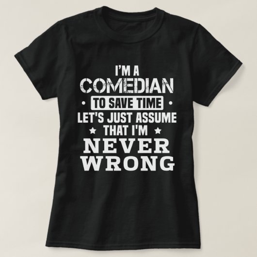 Comedian T-shirt (Design voorkant)