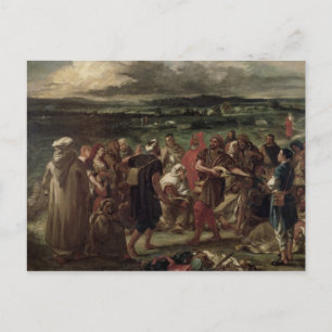 Comedianen of Arabische buffers, 1848 Briefkaart