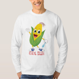 Comedic Character Spoon: Funny Cereal Attack T-shi T-shirt