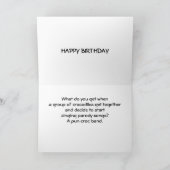 "COMEDIC CROCODILE" ZEGT DAT ZIJ BIRTHDAAG VOOR U KAART (Binnen)