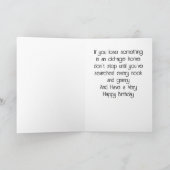 COMEDIC GNOME ZEGT DAT JE NIET OUDE BIRTHDAAGSE KA KAART (Binnen)