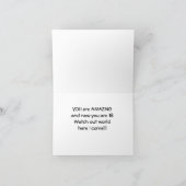 *COMEDIC KOE* ZEGT HAPPY *18DE VERJAARDAG* KAART (Binnen)