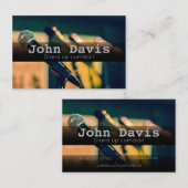 Comedisch visitekaartje opstaan (Voorkant / Achterkant)