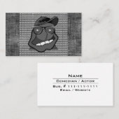 Comedische stand-up Comic Entertainment Industry B Visitekaartje (Voorkant / Achterkant)