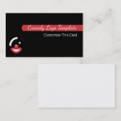 Comedy - Abstracte Funny Logos Visitekaartje (Voorkant / Achterkant)