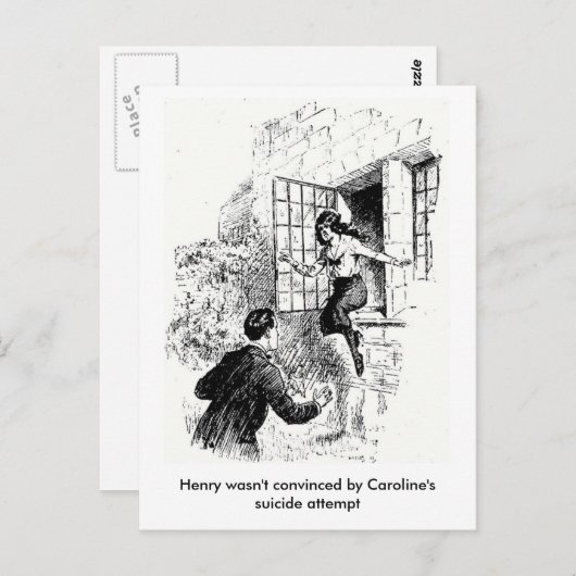  comedy briefkaart (Voorkant / Achterkant)