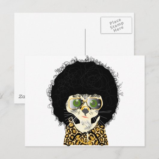 Comedy cat briefkaart (Voorkant / Achterkant)