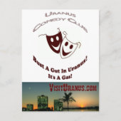 Comedy Club Briefkaart (Voorkant)