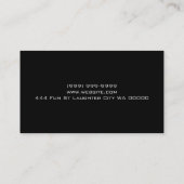 Comedy Club Comedy Comedian Entertainment Visitekaartje (Achterkant)