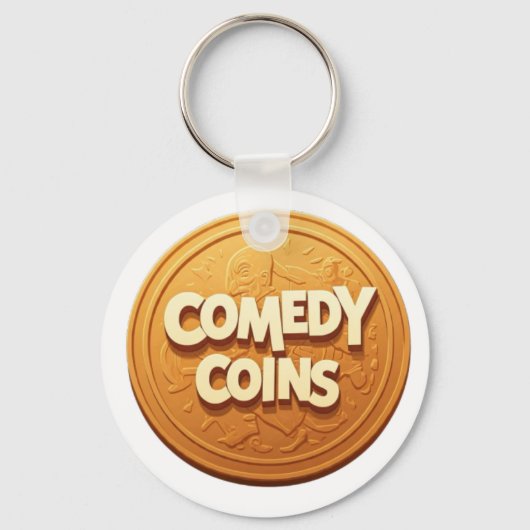 Comedy Coins Sleutelhanger (Voorkant)