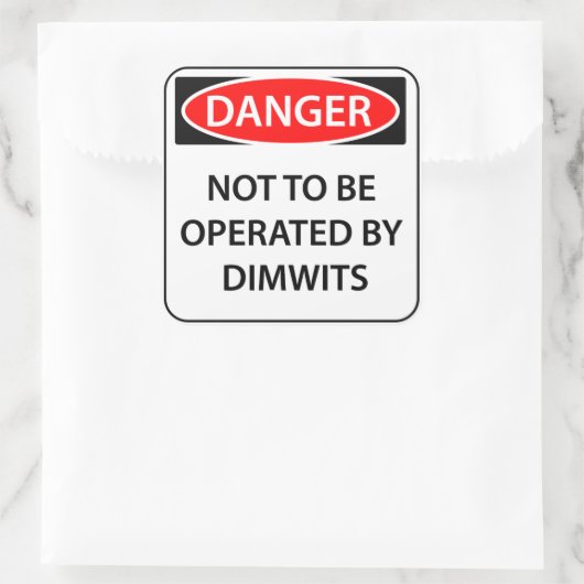 Comedy Danger Sticker (Tas)