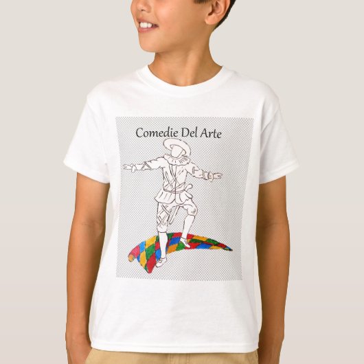 comedy del arte harlequin t-shirt (Voorkant)