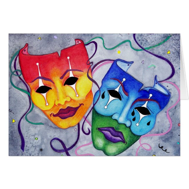 Comedy en tragedie (Voorkant Horizontaal)