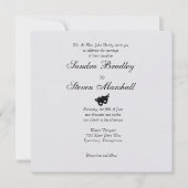 Comedy en tragedie bruiloft uitnodigingen (Voorkant)