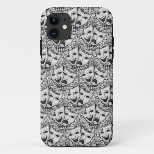 Comedy en tragedie drama maskers, iPhone 5 hoesje (Achterkant)