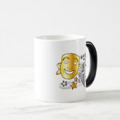 Comedy en tragedie gestileerde dramaskers magische mok (Voorkant rechts)