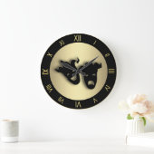 Comedy en tragedie Golds theaterwandklok Grote Klok (Huis)