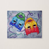 Comedy en tragedie legpuzzel (Horizontaal)