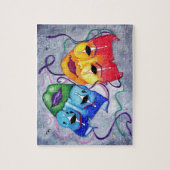 Comedy en tragedie legpuzzel (Verticaal)