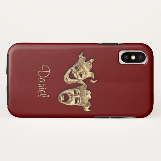 Comedy en tragedie maratheater Case-Mate iPhone case (Achterkant (horizontaal))