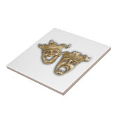 Comedy en tragedie maskers L Tegel Tegeltje (Zijkant)