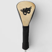 Comedy en tragedie maskers theater golfheadcover (Voorkant)