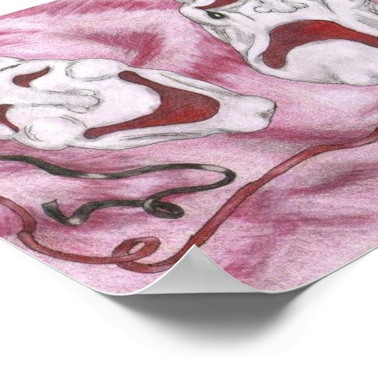 Comedy en tragedie poster (Hoek)