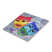 Comedy en tragedie tegeltje (Zijkant)