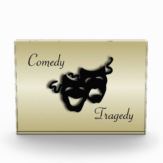 Comedy en tragedie Theater Gold Fotoblokken (Voorkant)