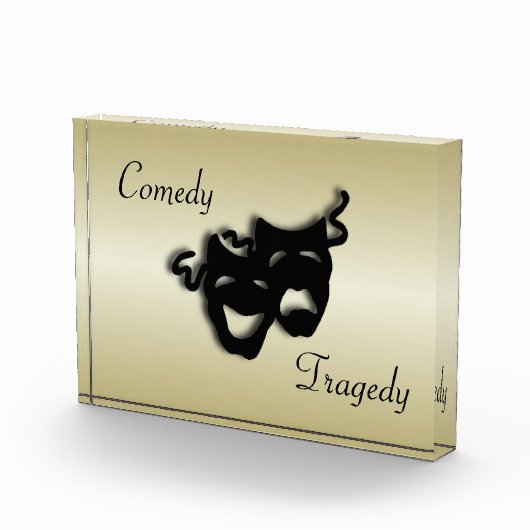 Comedy en tragedie Theater Gold Fotoblokken (Rechts)