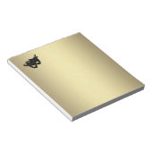 Comedy en tragedie Theater Gold Notitieblok (Schuin)