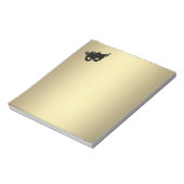 Comedy en tragedie Theater Gold Notitieblok (Linkerzijde)