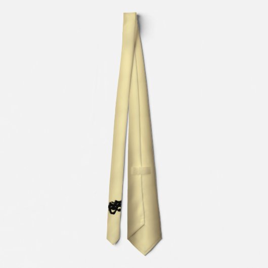 Comedy en tragedie Theater Gold Stropdas (Achterkant)