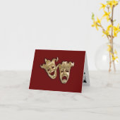 Comedy en tragedie theater kaart (Gele Bloem)