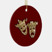 Comedy en tragedie theater keramisch ornament (Rechts)