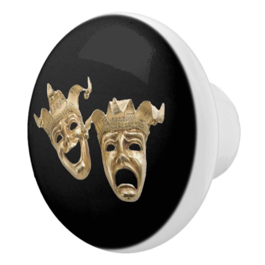 Comedy en tragedie theater keramische knop (Rechts)