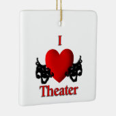 Comedy en tragedie theater maskers Ornament (Rechts)